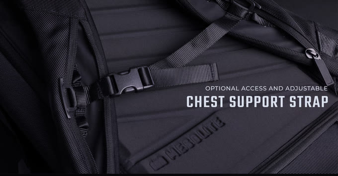 Optional and adjustable chest support strap